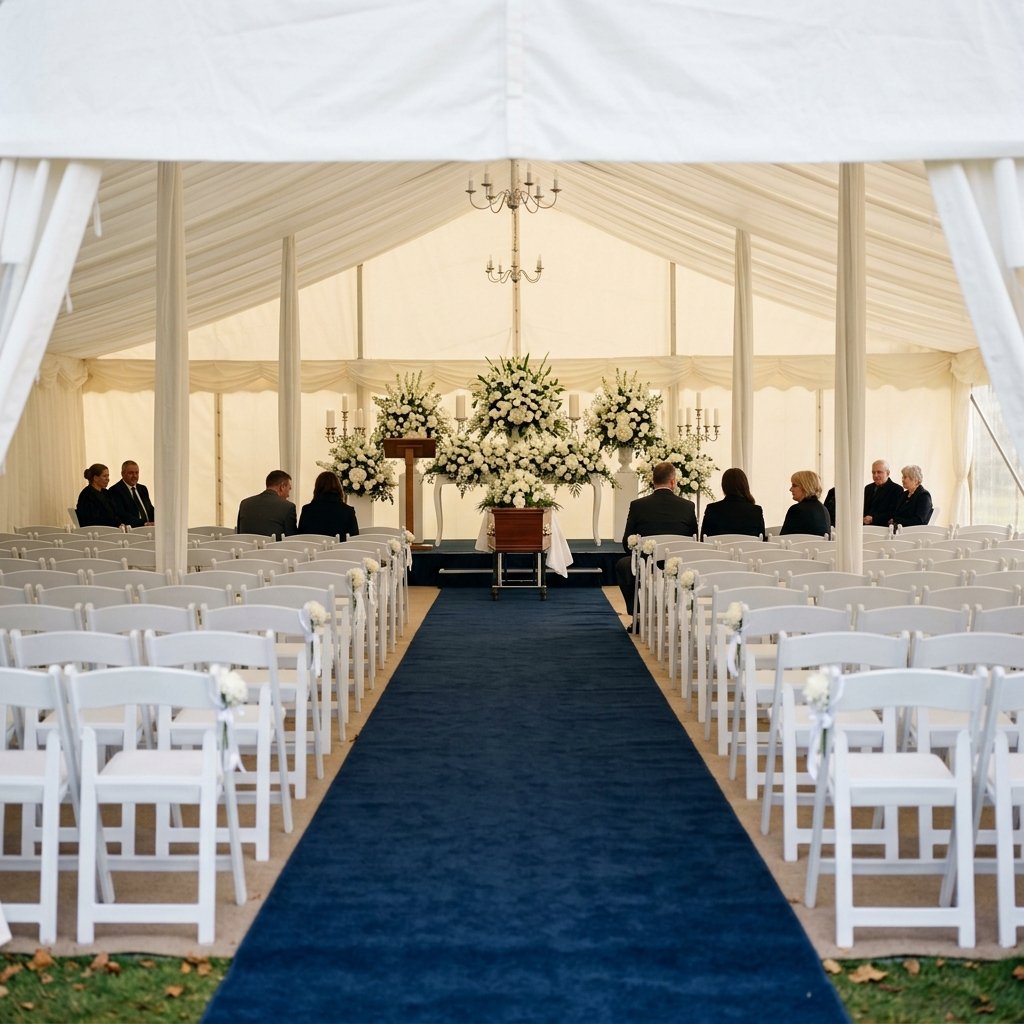 Funeral Seating Setup